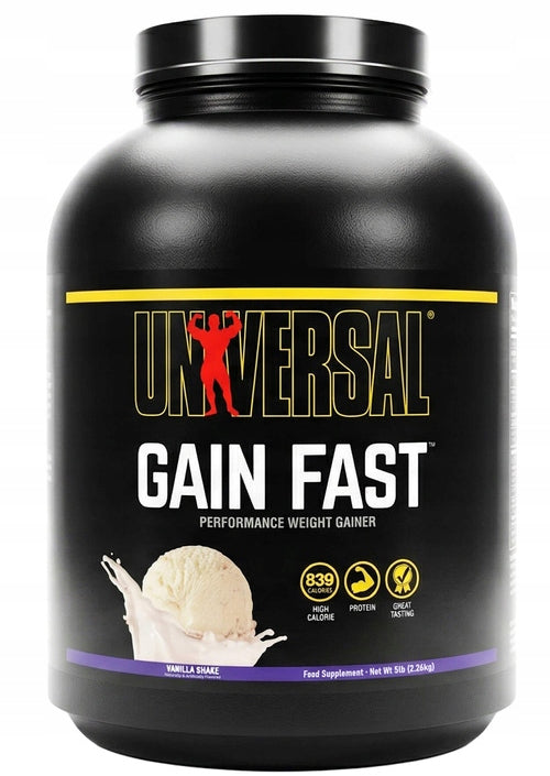 Universal Gain Fast GAINER Construction FOR MASS PROTEIN CARBOHYDRATES 2260g Vanilla