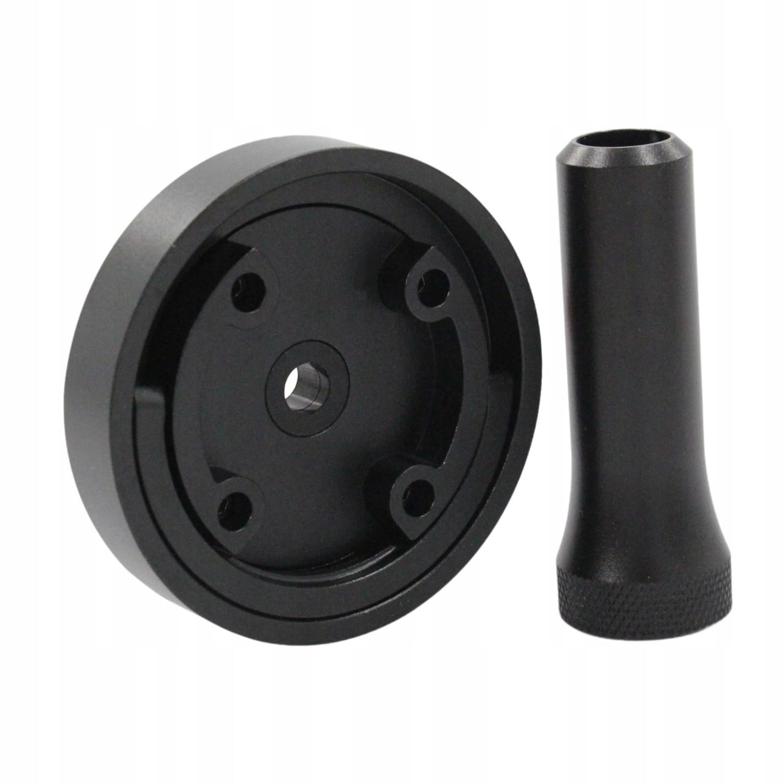 Universal Gas Cap Adapter Vehicles Aluminum Alloy for Easy Evap Leak Black
