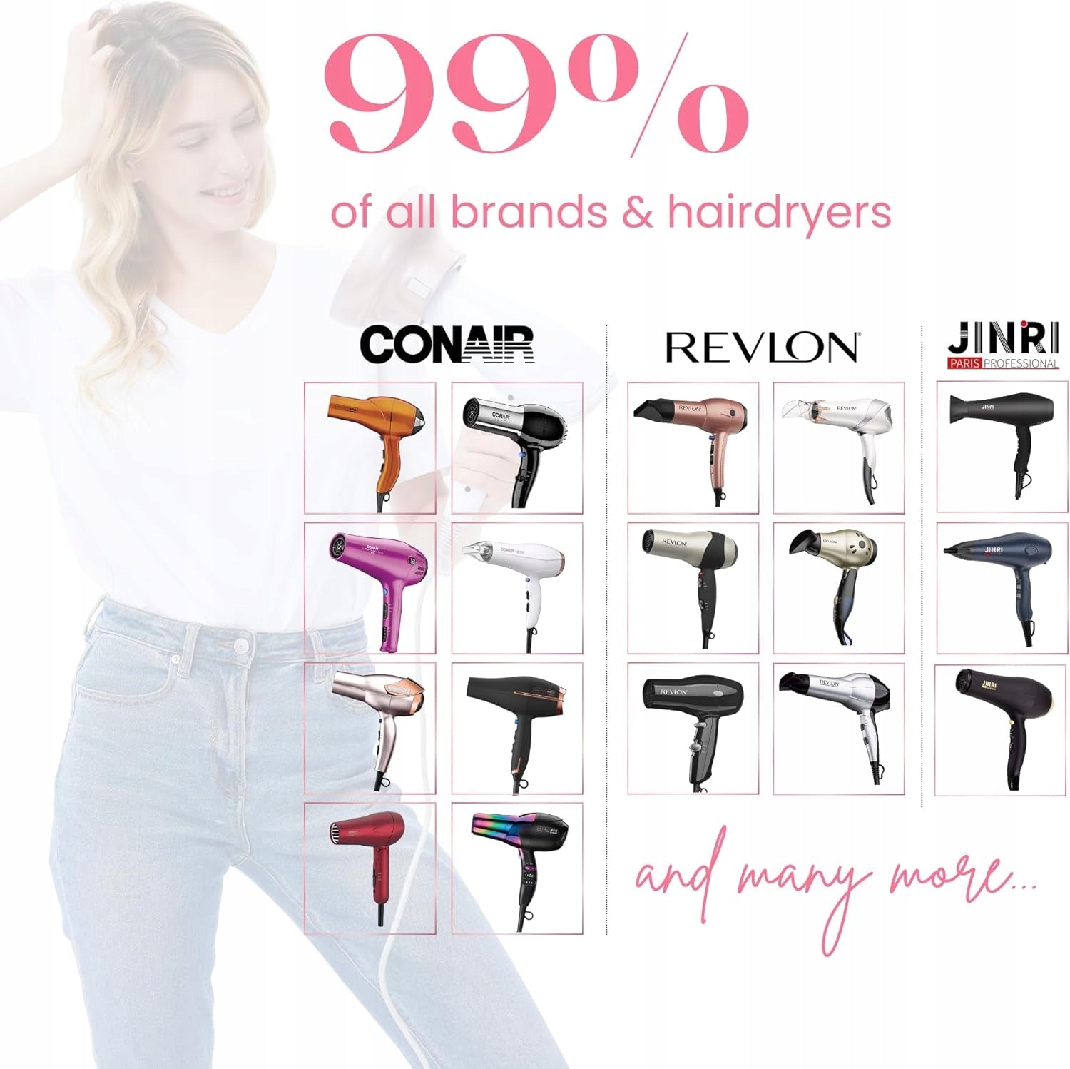 Universal Hair Dryer Diffuser Black Curls Waves Brand no brand