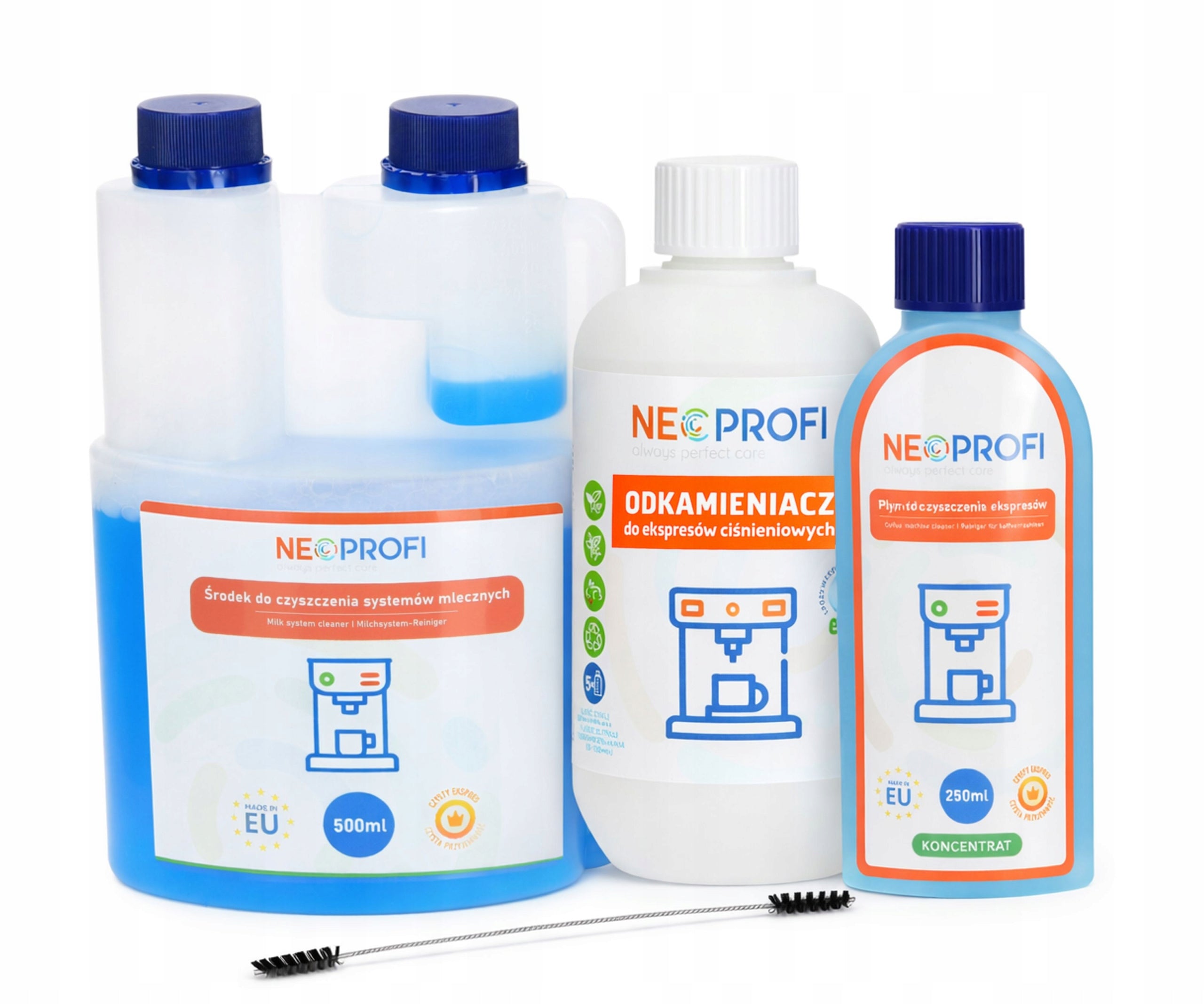 Universal NeoProfi set for coffee machine maintenance and cleaning