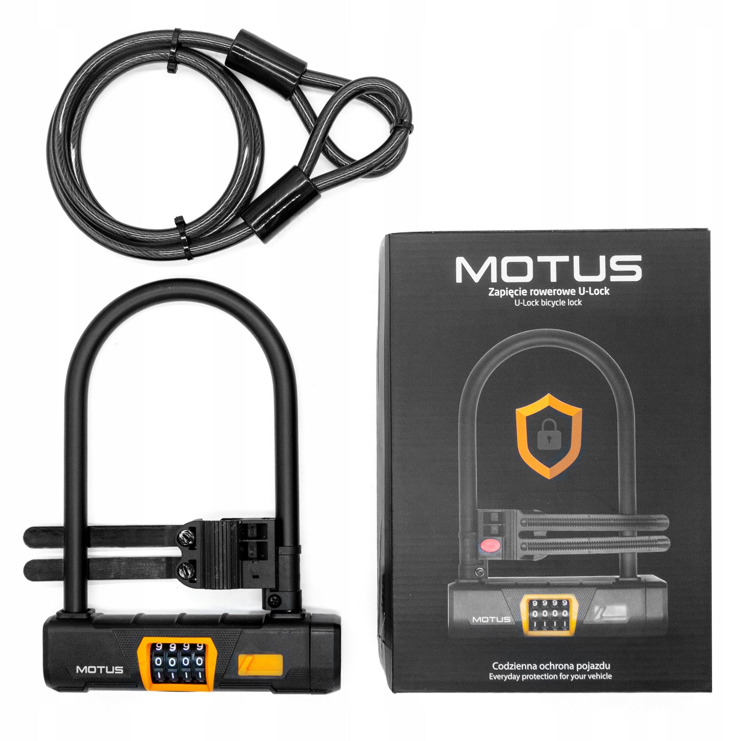 Universal Protection Bicycle Clasp U-lock Electric Scooter Packaging status original