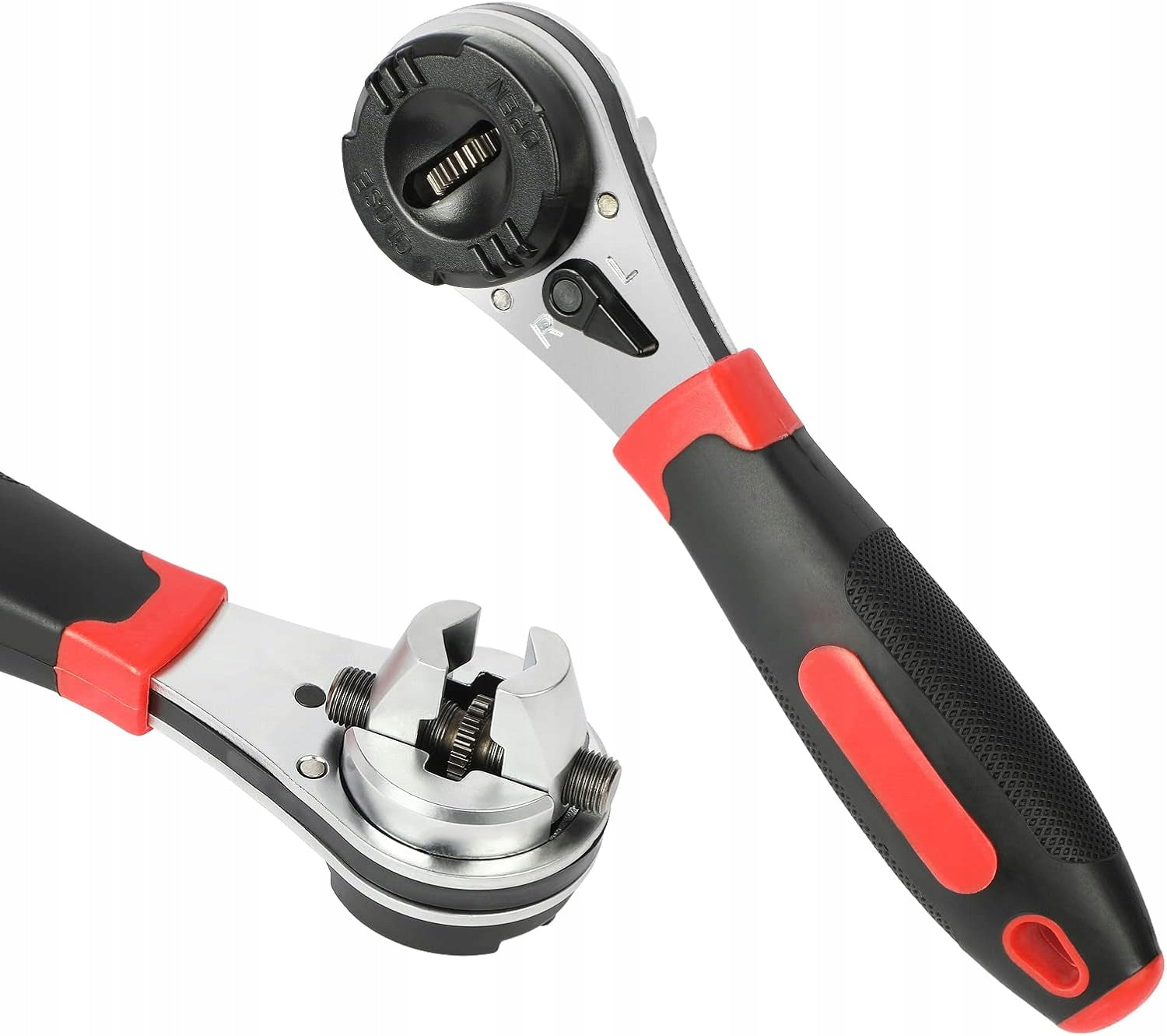 Universal Ratchet Socket Wrench Adjustable 6-22mm 1/4-7/8