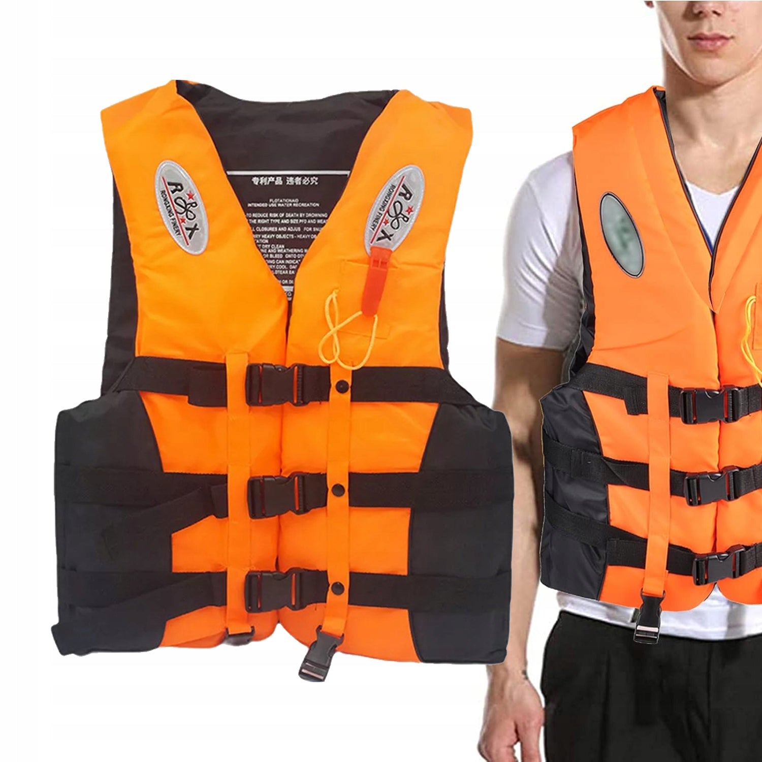 Universal Rescue Vest 85kg 185-190cm with XXL whistle Manufacturer code 6974496881976