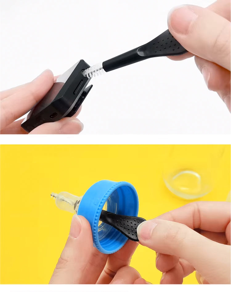 Universal Spiral Toothbrush for Cleaning Hard-to-Reach Places Packaging status original