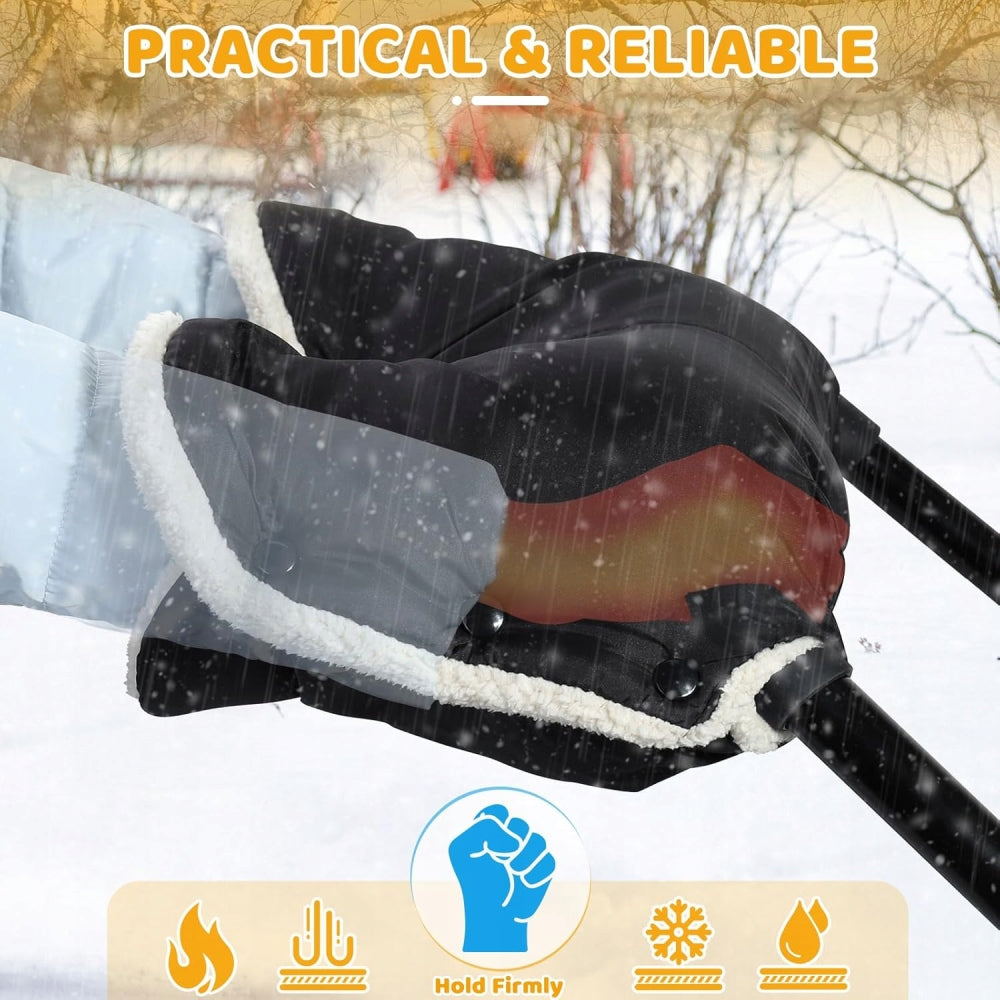 Universal Stroller Muff Gloves, Waterproof Windproof, Black Manufacturer code HMTCST-BLK