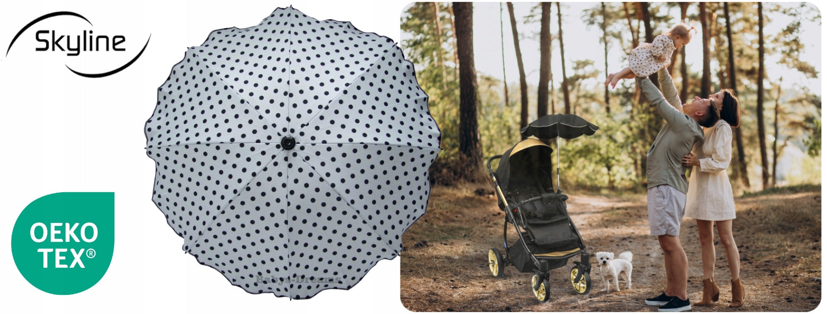 Universal Sun Umbrella Stroller Holder UV Filter 50 Ø 63 cm Manufacturer code PS20160013