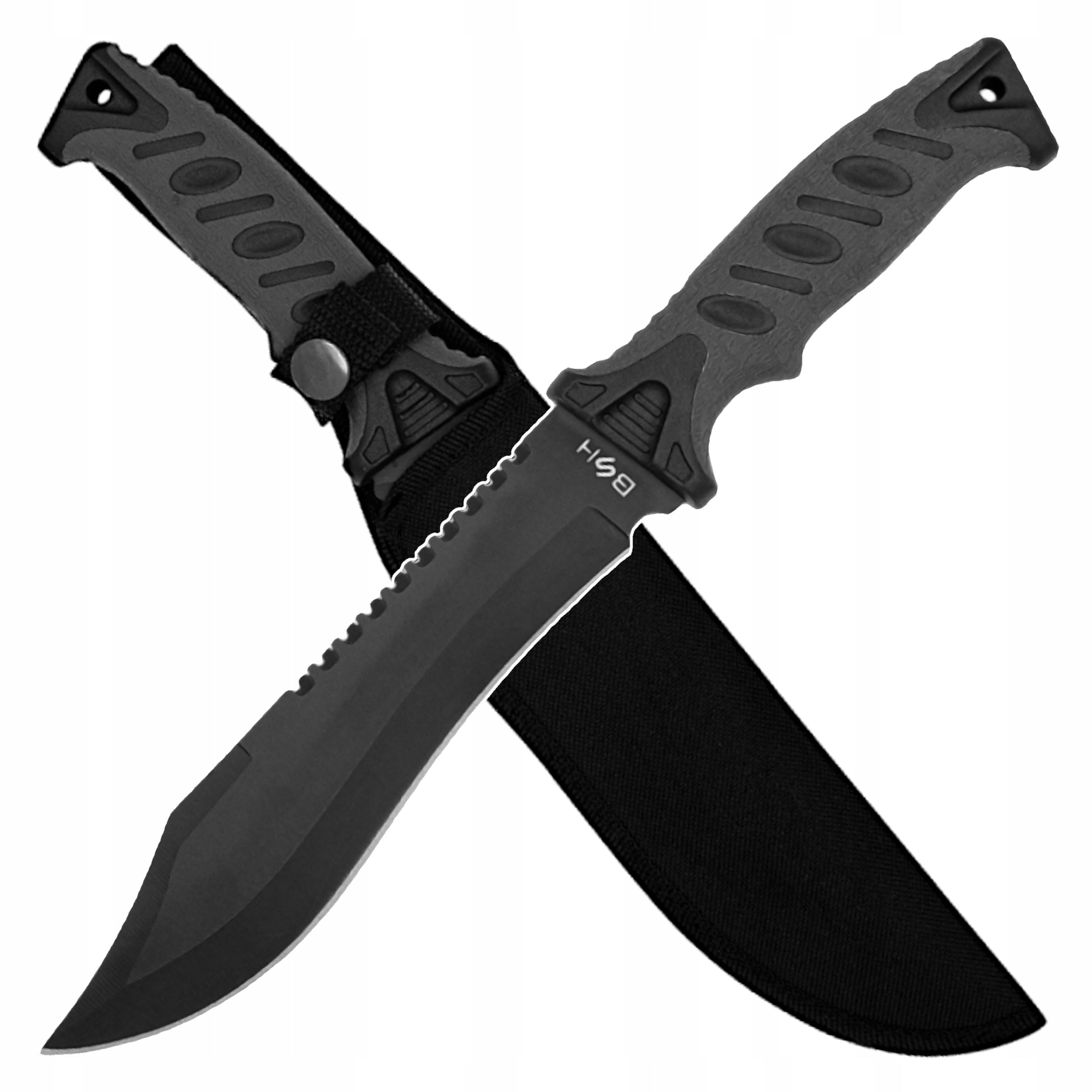 Universal Tactical Knife with Anti-Slip Saw Handle Military Dagger