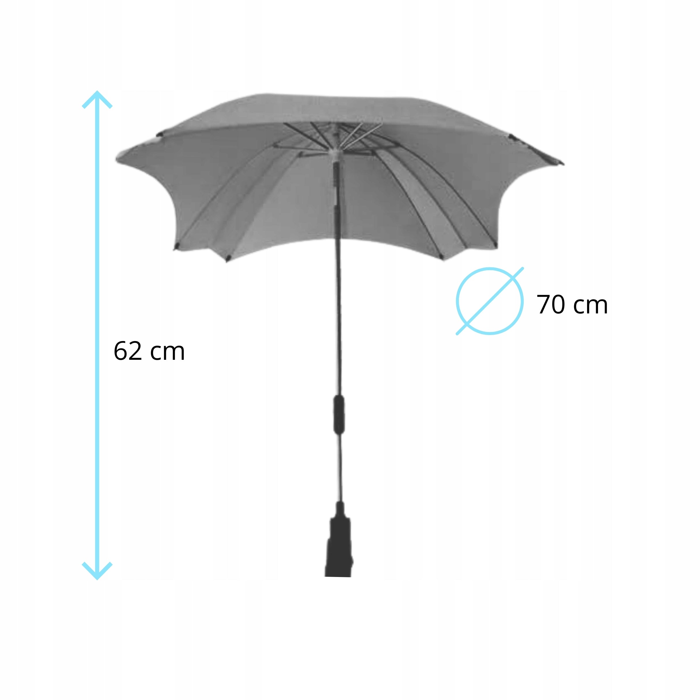 Universal Umbrella for Sun Stroller for Children UV Filter 50 PL Manufacturer code PO0071s