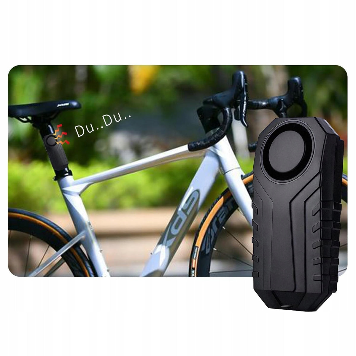 Universal alarm with remote control 113dB for bicycles and motorcycles Model 6974800520072