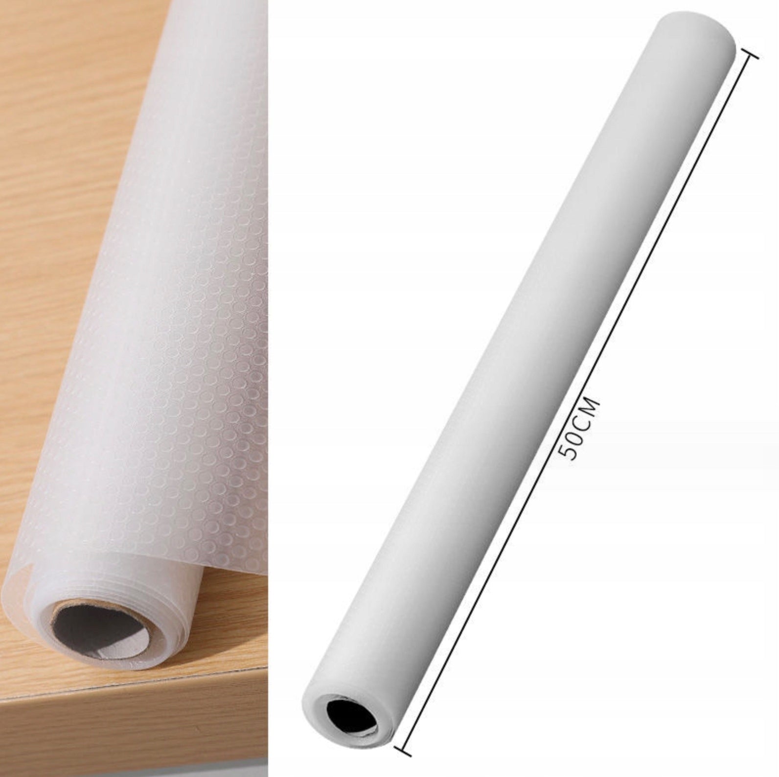 Universal anti-slip protective mat for cabinet drawers white 50x150 cm Manufacturer code 86902206