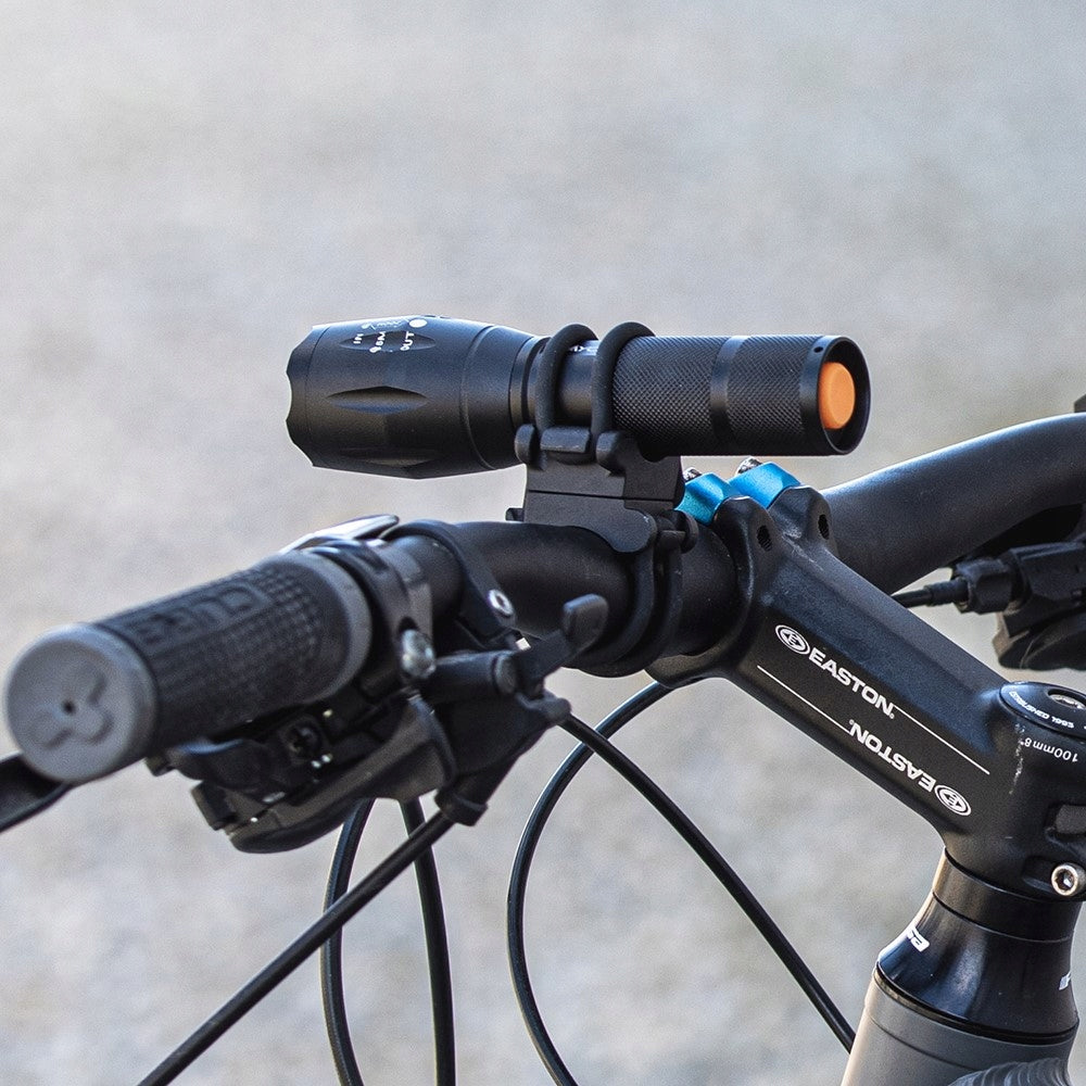 Universal bicycle holder for handlebar VAYOX for flashlight light Light source not specified
