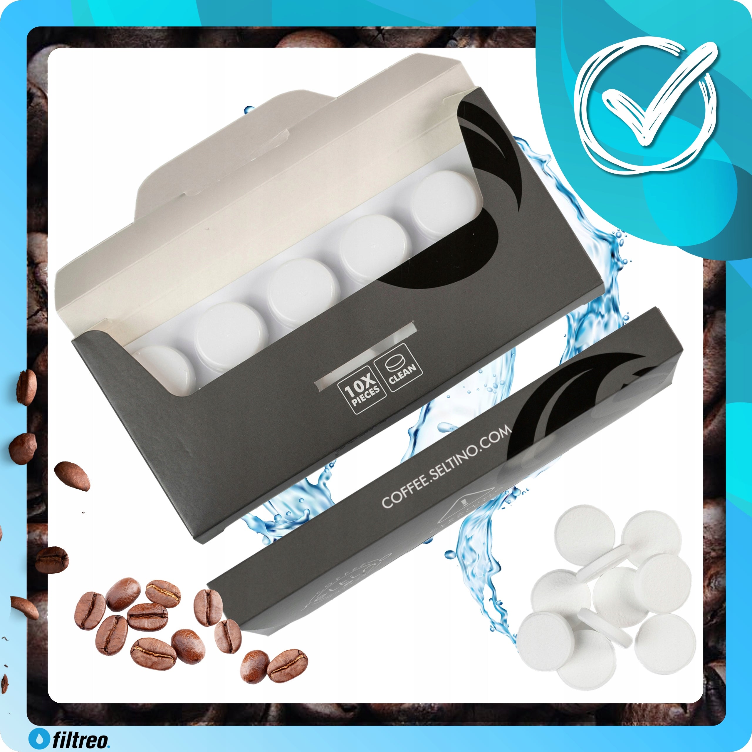 Universal cleaning tablets for seltino clean machine high quality Manufacturer code 4260441610190
