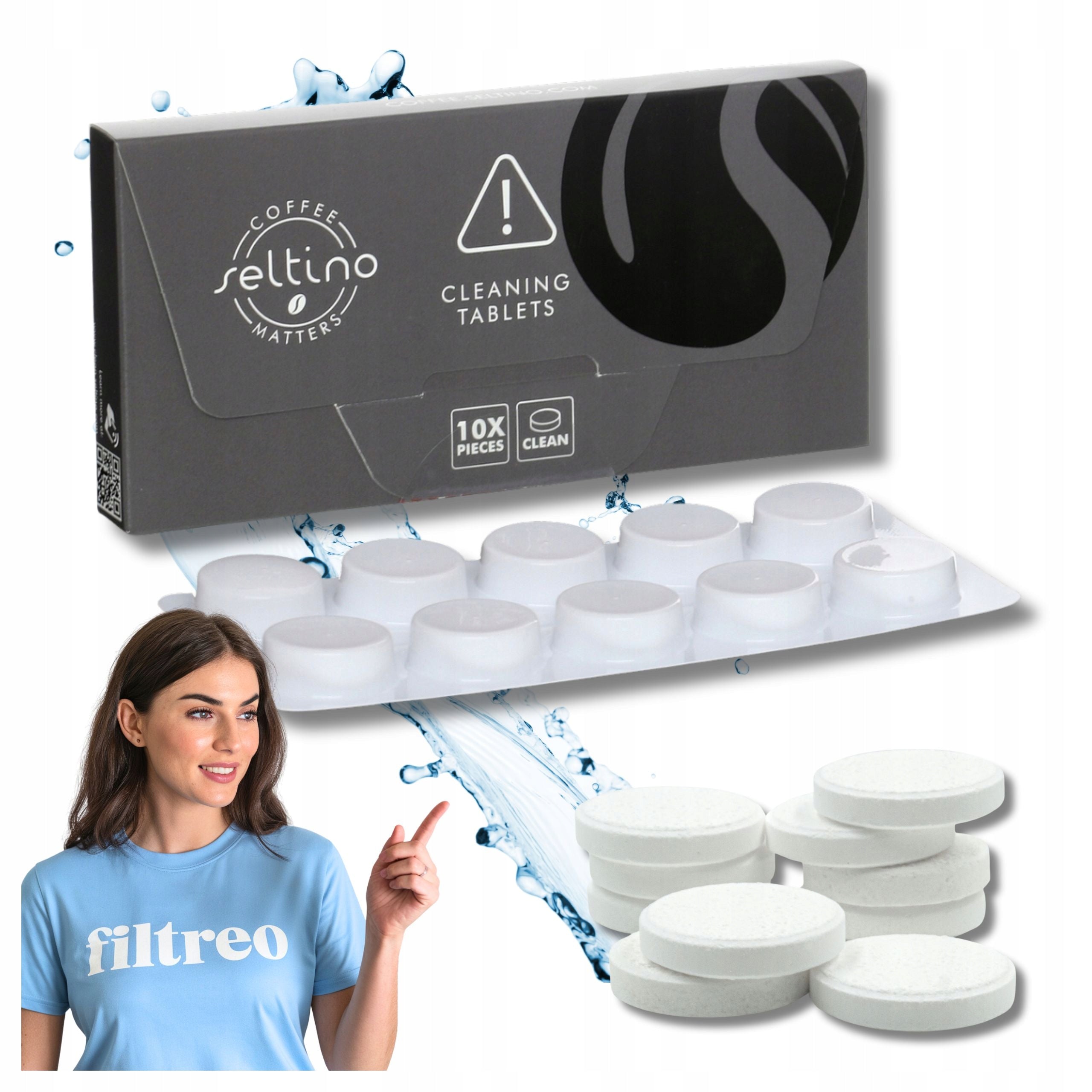 Universal cleaning tablets for seltino clean machine high quality