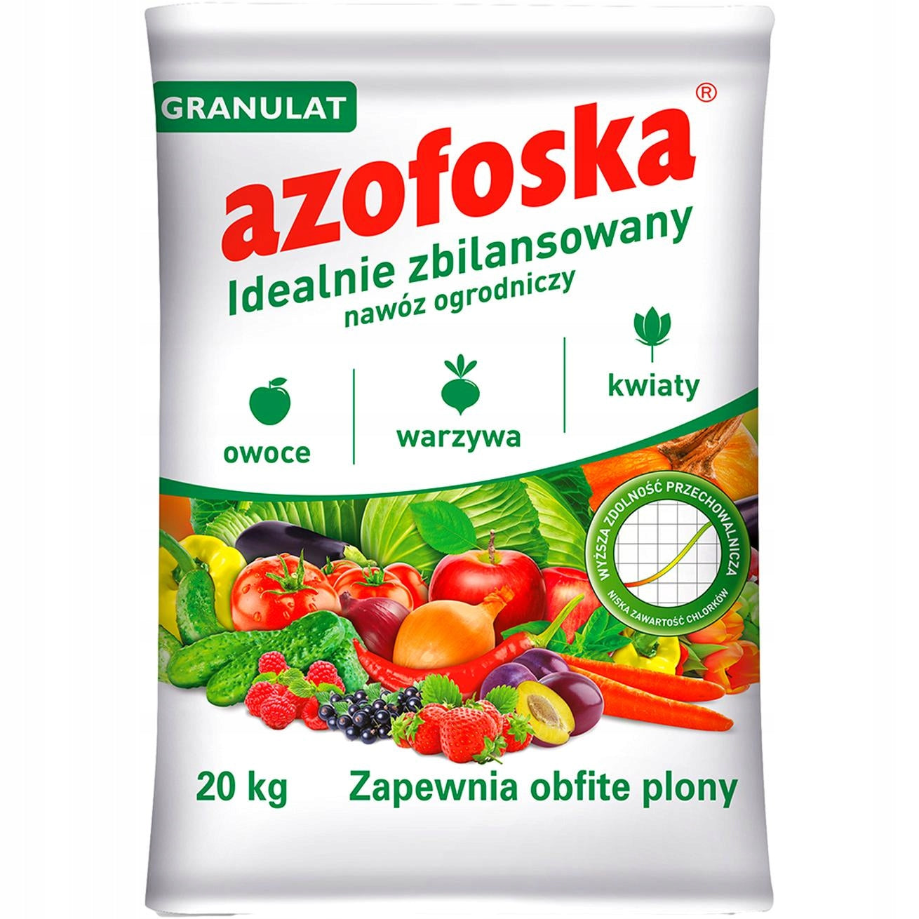Universal compound fertilizer Azofoska granules 20kg fruit vegetables