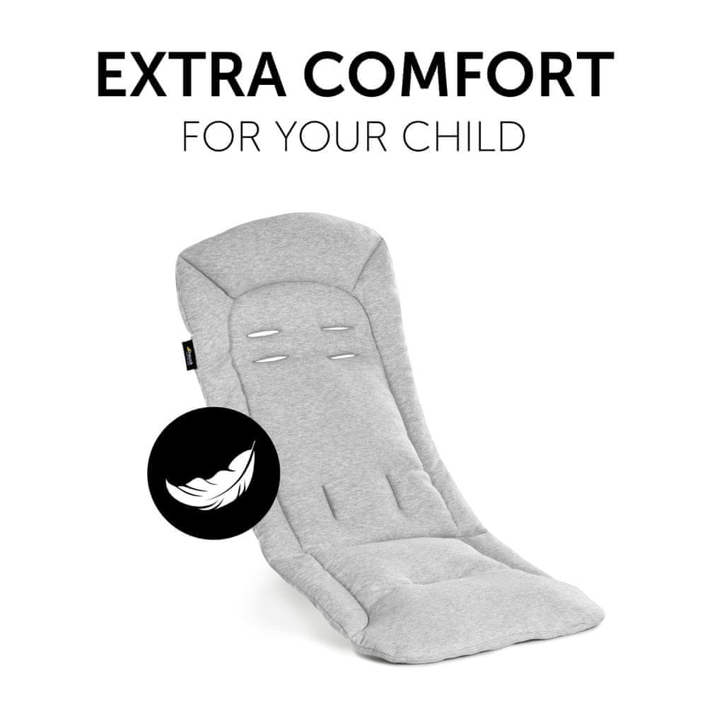 Universal insert for stroller seat Hauck, light grey Brand Hauck