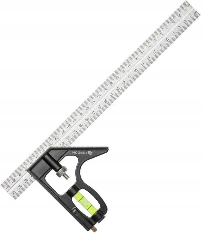 Universal joinery angle with level 300mm, Hoegert Technik