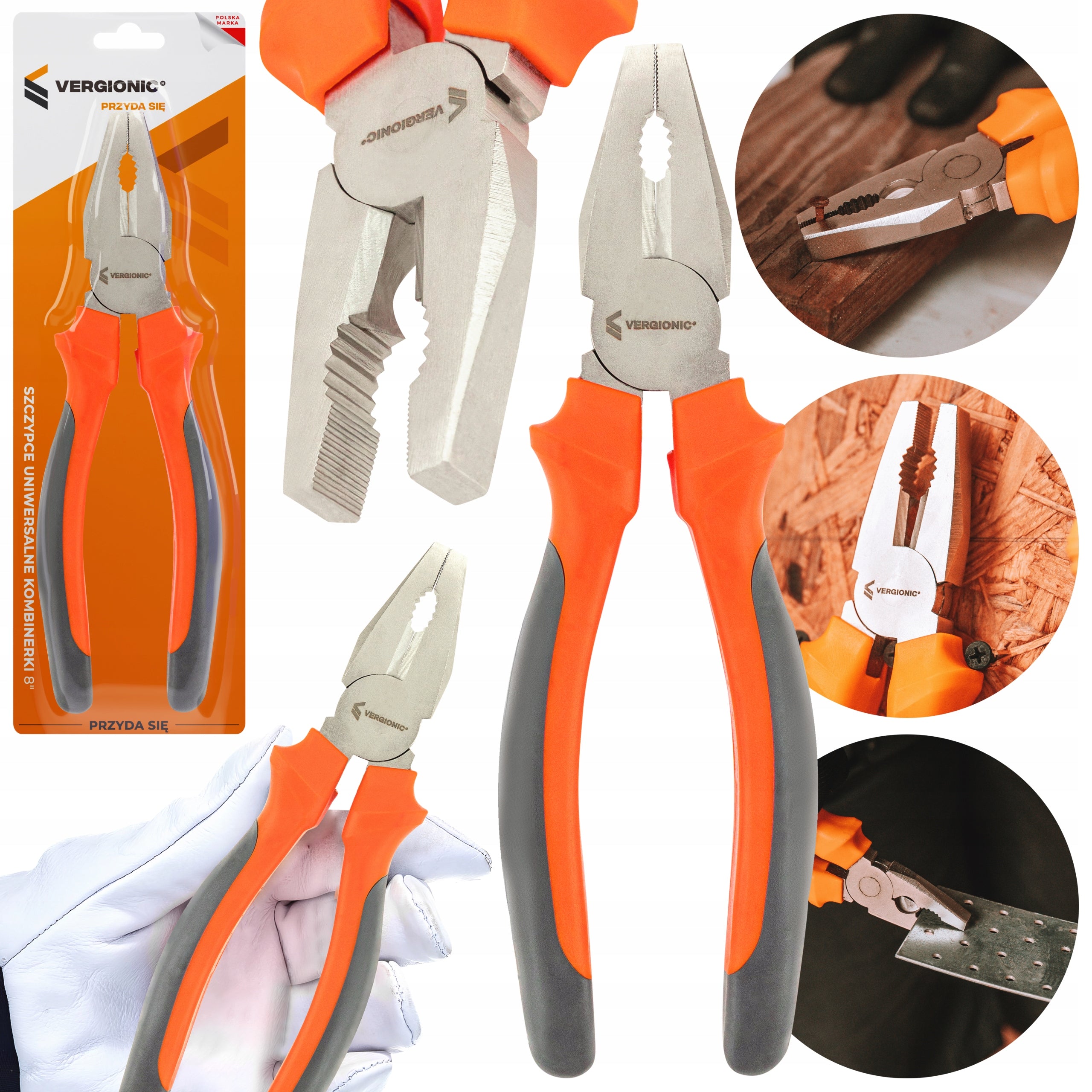 Universal pliers 8" VERGIONIC