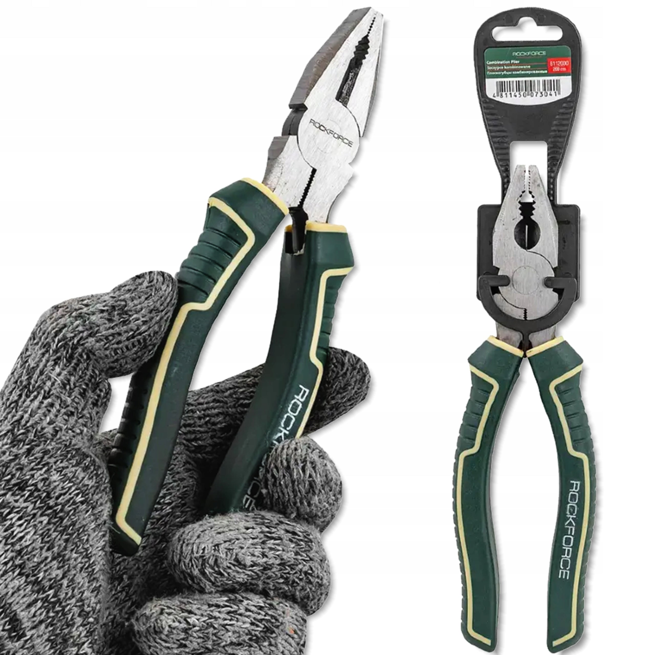 Universal pliers COMBINED Cr-V 200mm ROCKFORCE