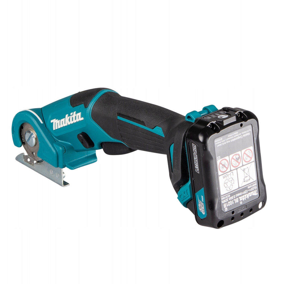Universal shears Makita CP100DWA CXT 1x2Ah 10.8V-12V Max bag Kind straight shears for sheet metal cutting