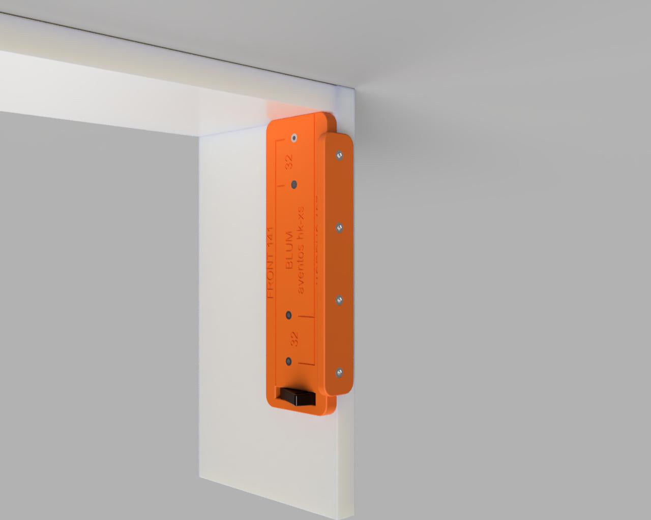 Universal template for mounting BLUM AVENTOS HK-XS actuator – front + body EAN (GTIN) 5908453131287