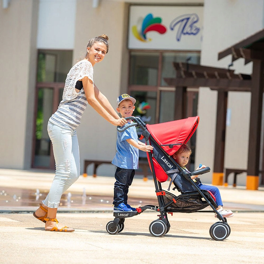 Universal trolley attachment, Lascal BuggyBoard MINI yellow monkeys Manufacturer code 2830
