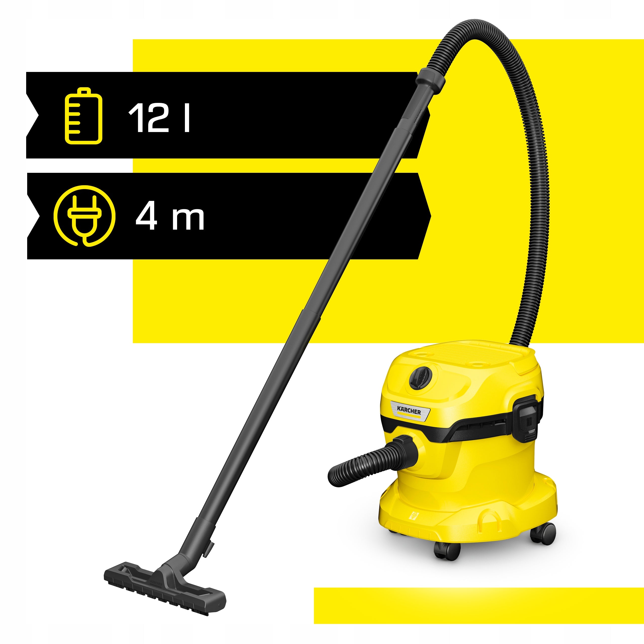 Universal vacuum cleaner Karcher WD 2 Plus V-12/4/18 15K 15l Brand Kärcher