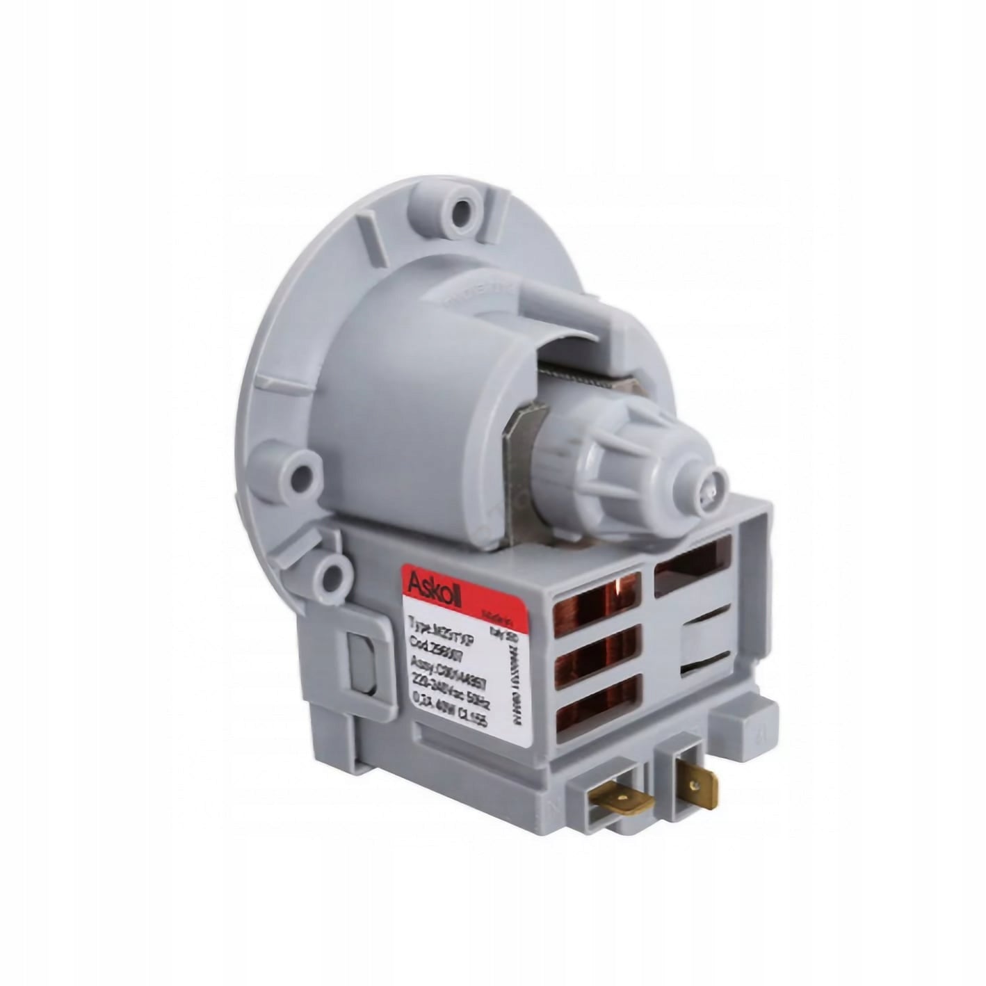 Universal washing machine drain pump motor askoll Manufacturer code 296007