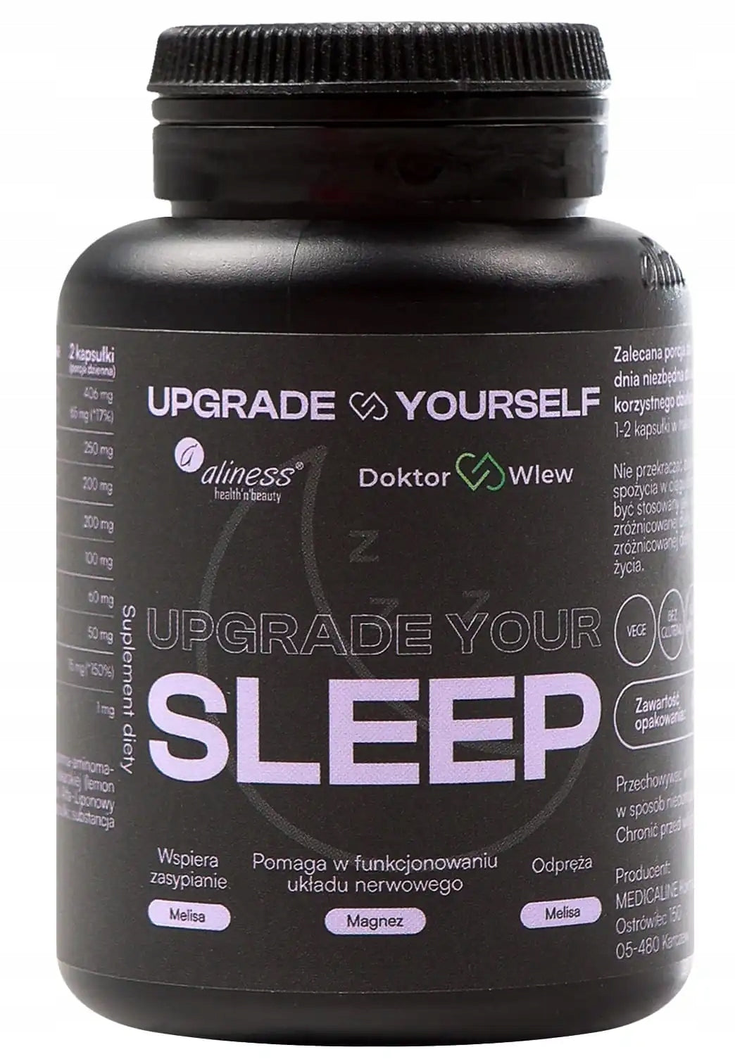 Upgrade Yourself Sleep 60 vege capsules - Sleep and recovery