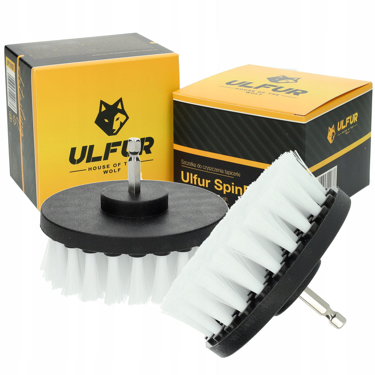 Upholstery Cleaning Drill Brush 10cm Soft Ulfur SpinBrush