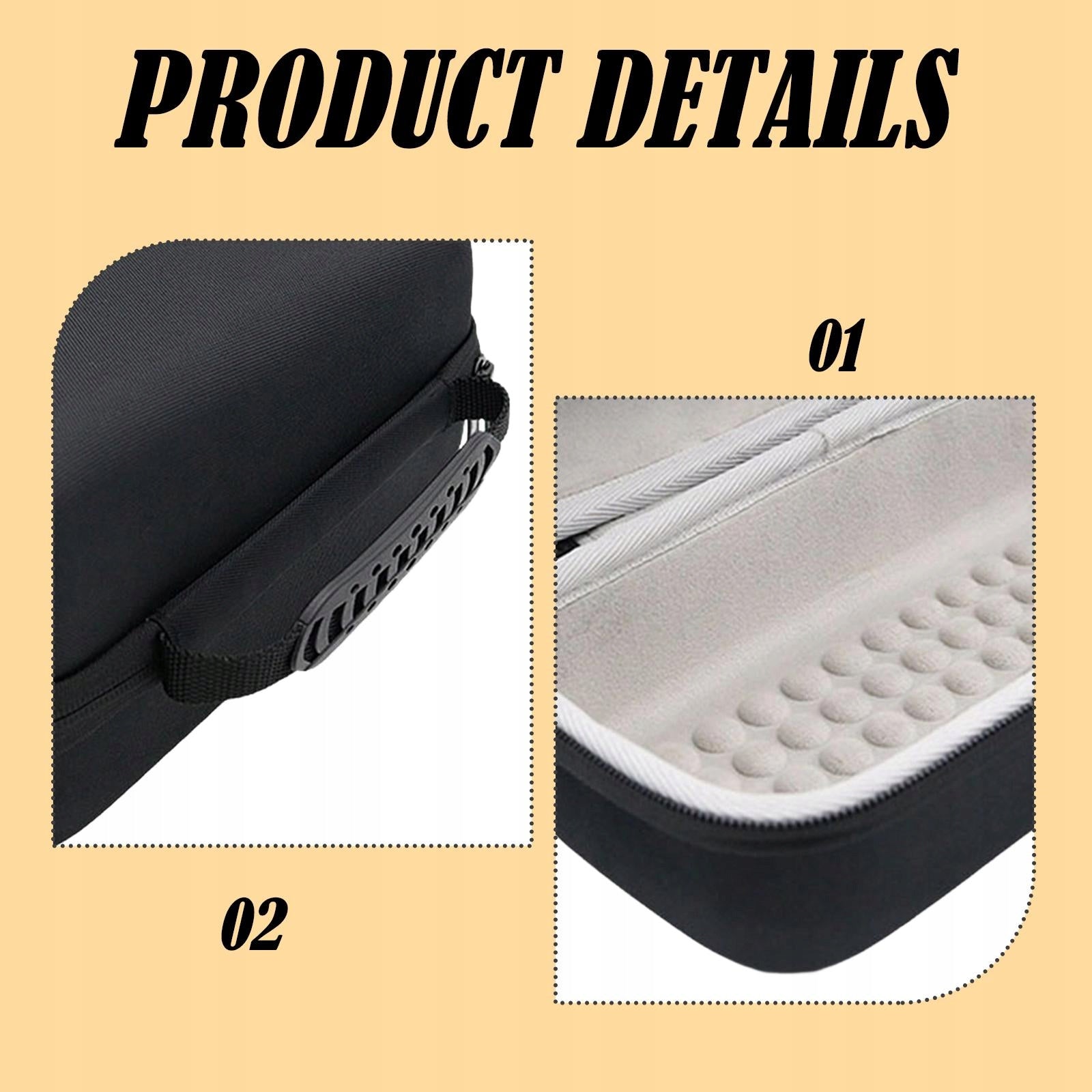 Upper Arm Pressure Monitor Carrying Case Protective Versatile Waterproof Medical device no