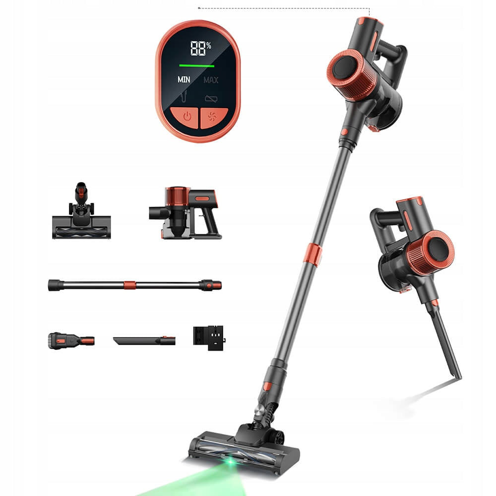 Upright Cordless Vacuum Cleaner JIGOO C200 23Kpa 350W LED 40 Min 72dB 1.2L EAN (GTIN) 6976818760358