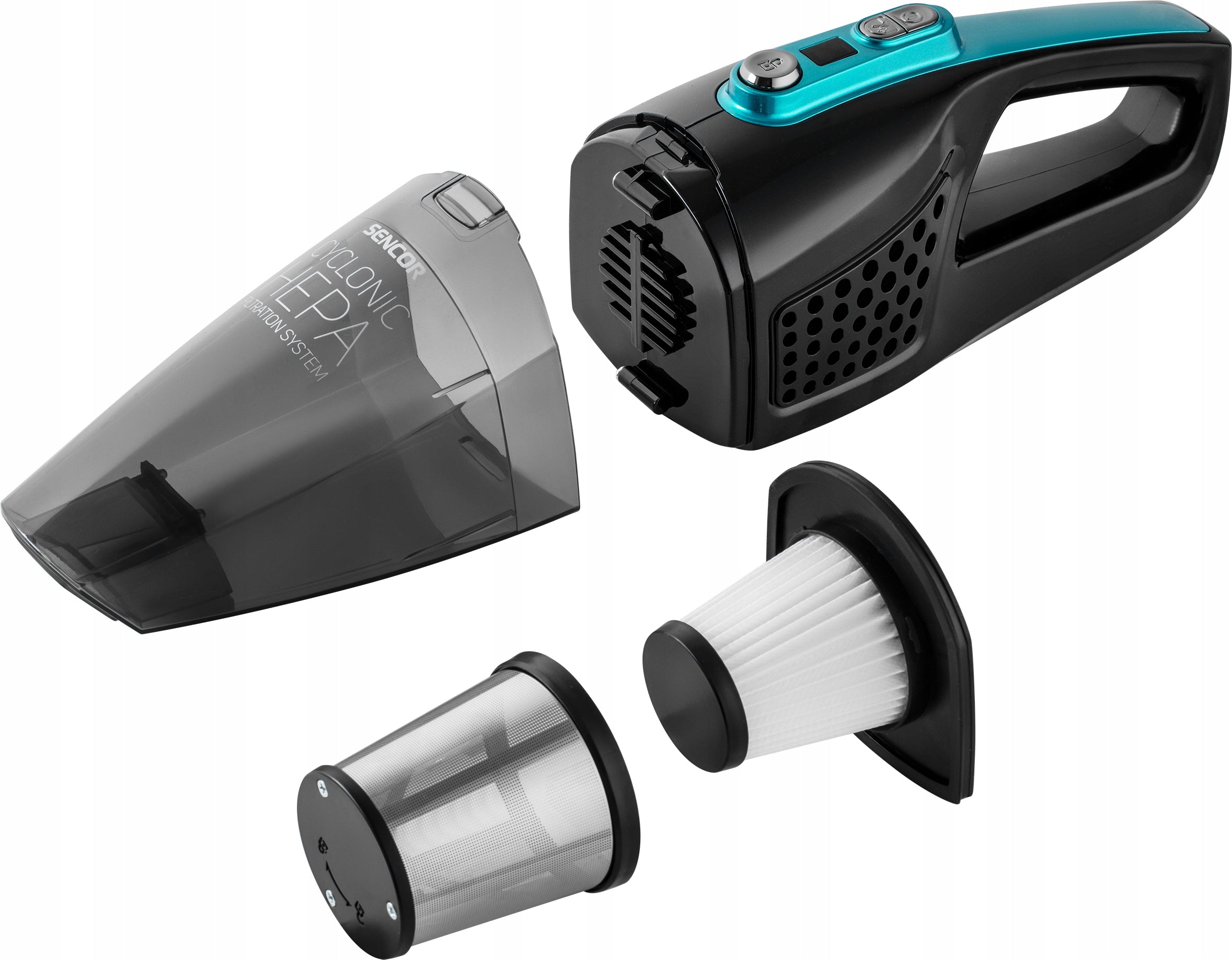 Upright vacuum cleaner 2in1 wireless Sencor SVC7822TQ aku 2200mAh black Dominant color black