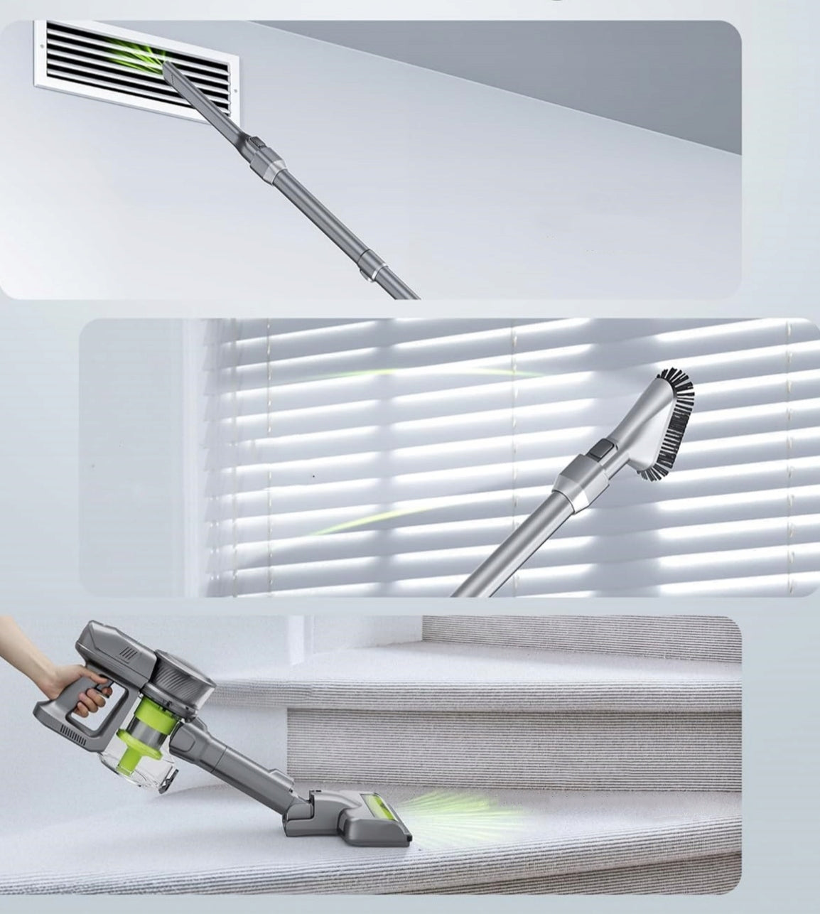 Upright vacuum cleaner Kalado KCV01B silver/grey Manufacturer code KCV01B-1EP-DE