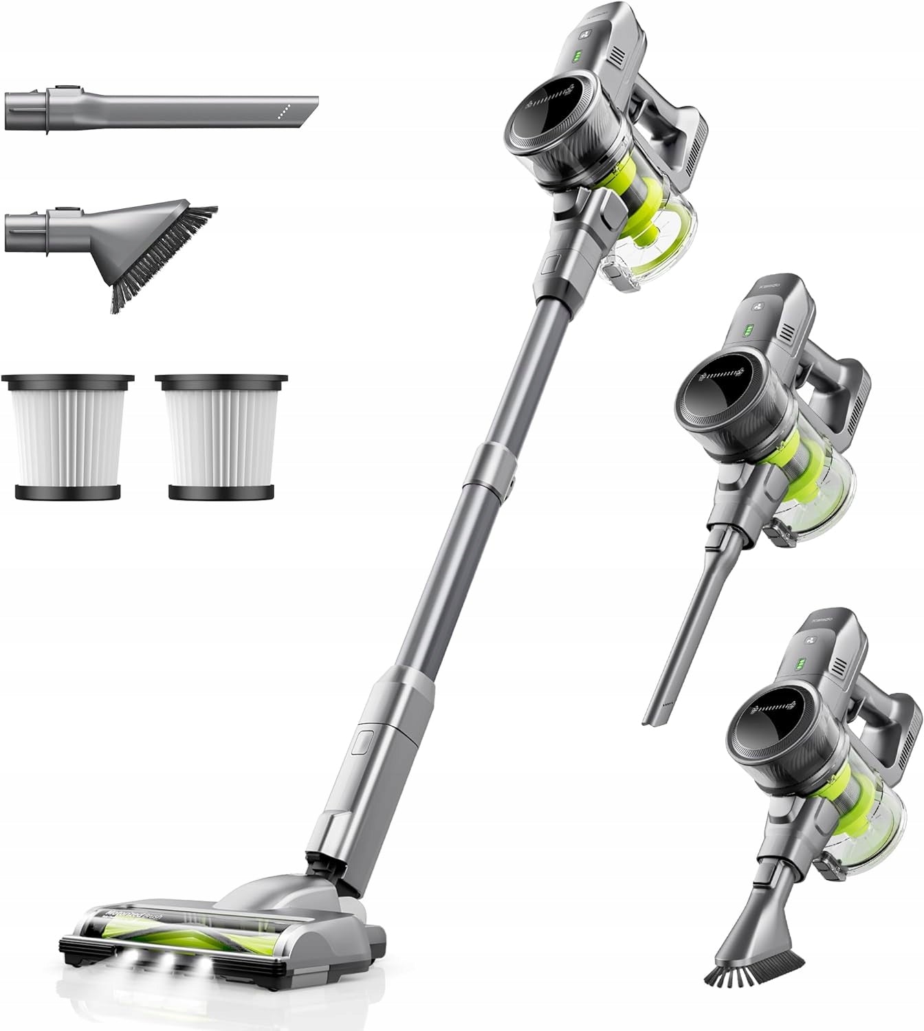 Upright vacuum cleaner Kalado KCV01B silver/grey