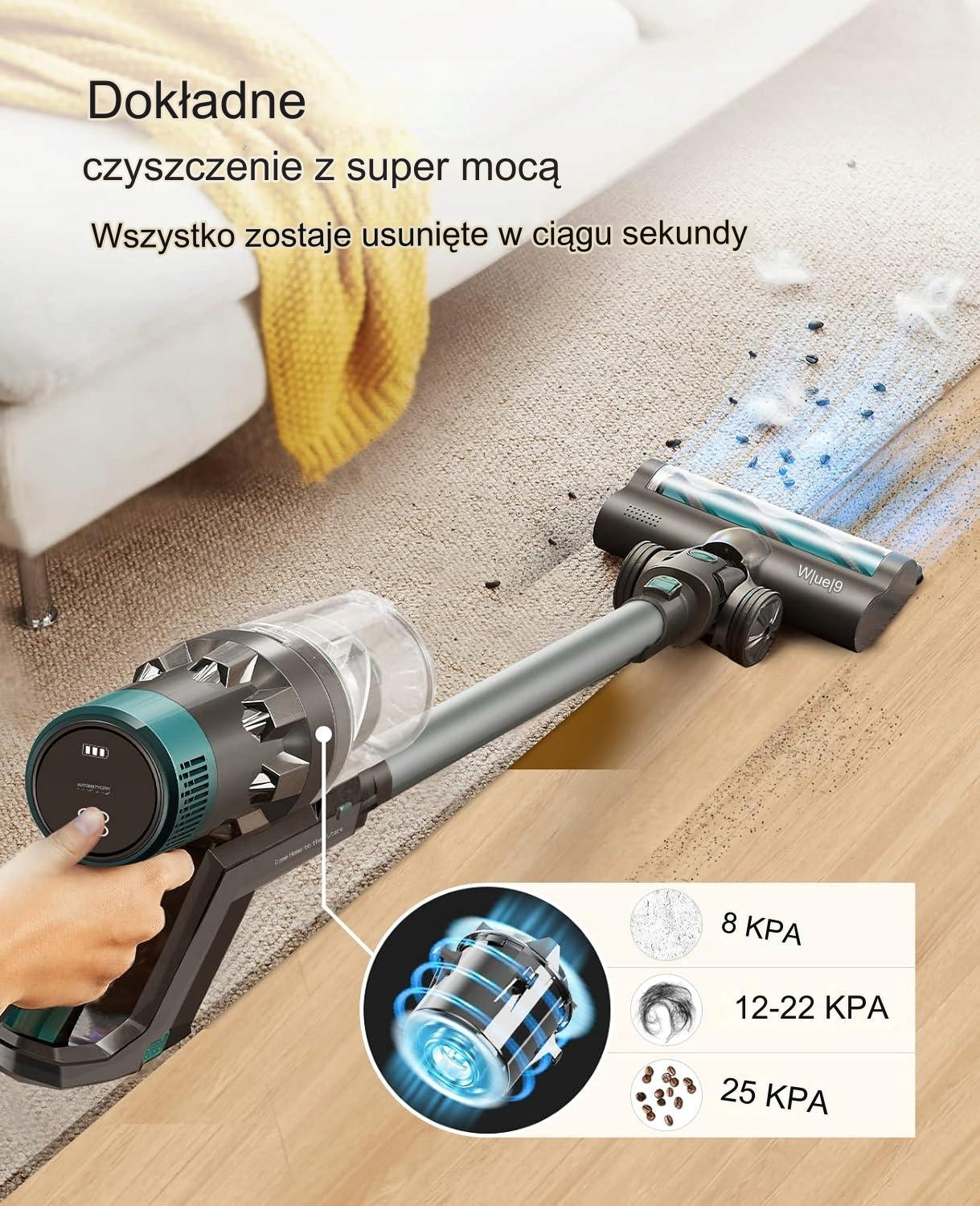 Upright vacuum cleaner Ultenic U11 PRO grey wireless handheld Manufacturer code U11Pro
