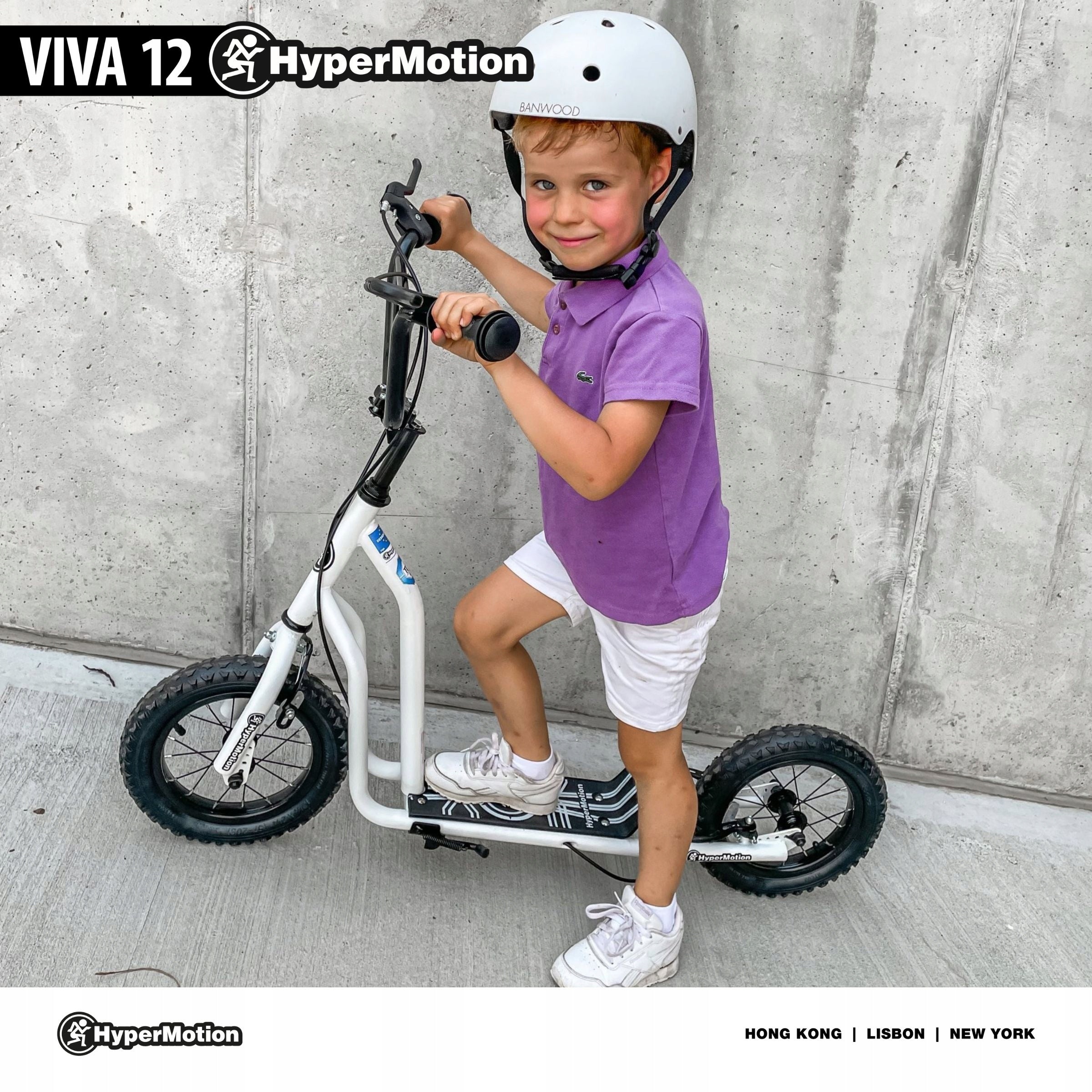 Urban Two Wheel Scooter for Children Youth Pumped Wheels Max 50kg Packaging status original