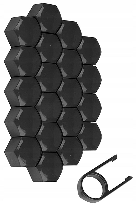 V2R19 19" screws, black, 20 pcs. Covers