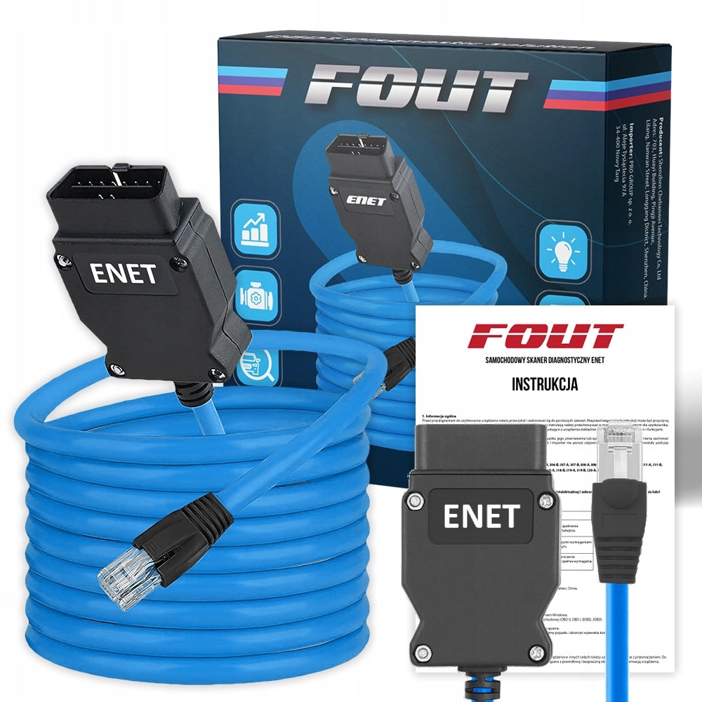 V3 INTERFACE BMW ENET V2 E-SYS SERIES F G AND ISTA CABLE F10 F20 F30 X1 X3 X5