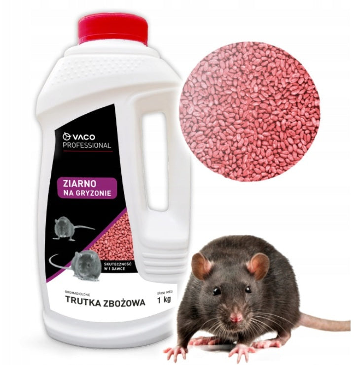 VACO Grain STRONG POison for MOUSE RATS 1kg