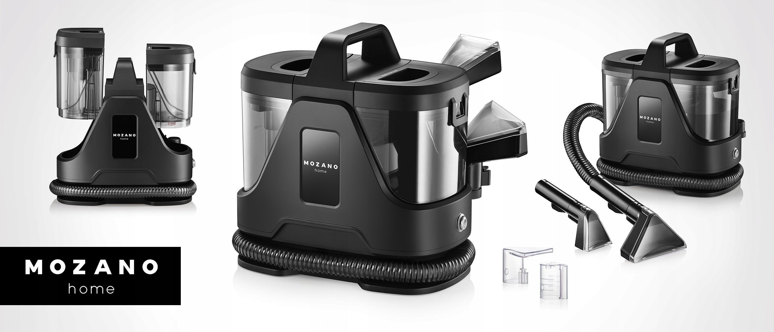 VACUUM CLEANER FOR CARPET UPHOLSTERY 800W LARGE SET WITH LIQUID MOZANO Manufacturer code AGD/AQU/01#CZA