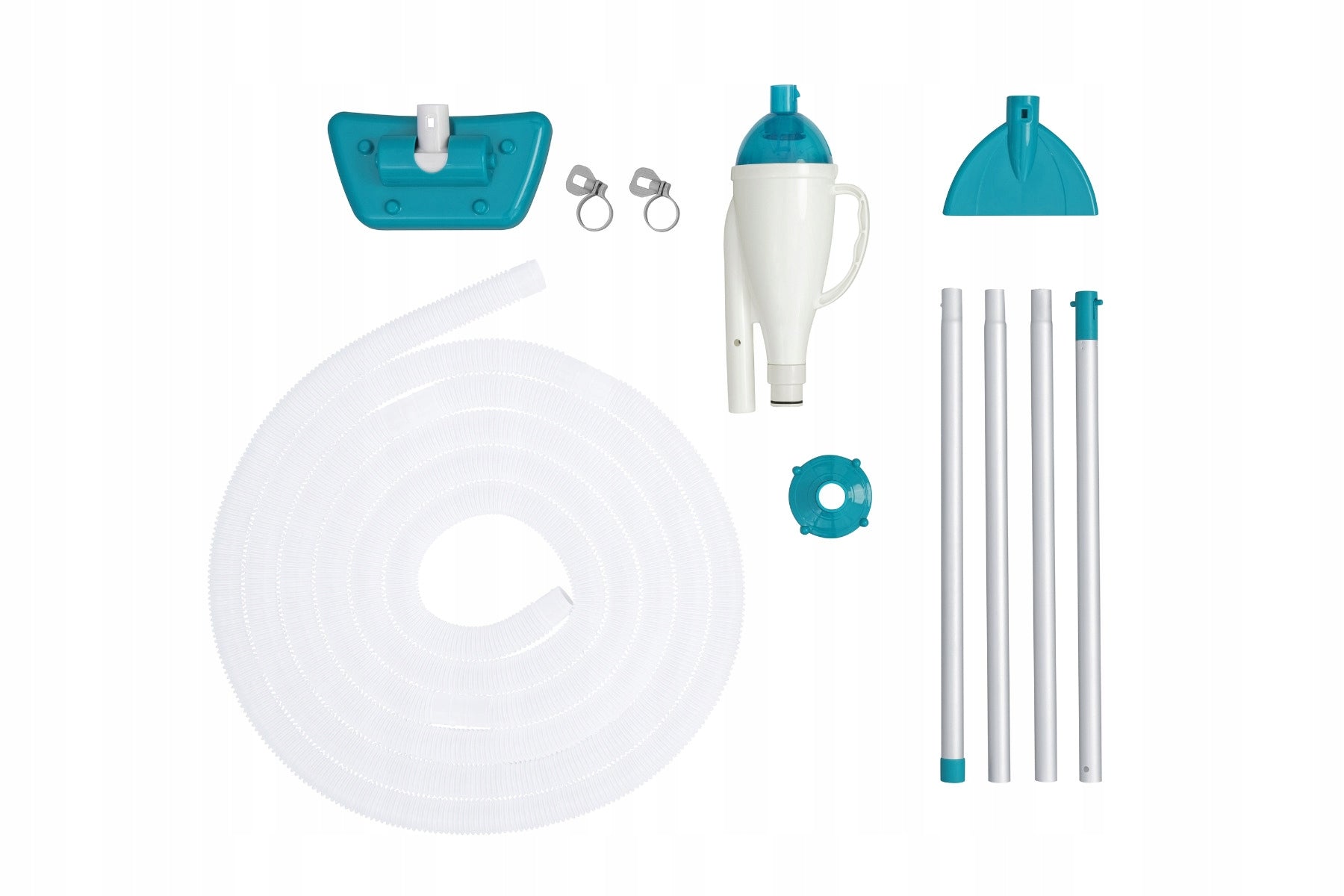 VACUUM CLEANER FOR CLEANING THE BOTTOM OF THE POOL BESTWAY SET Height 190 cm