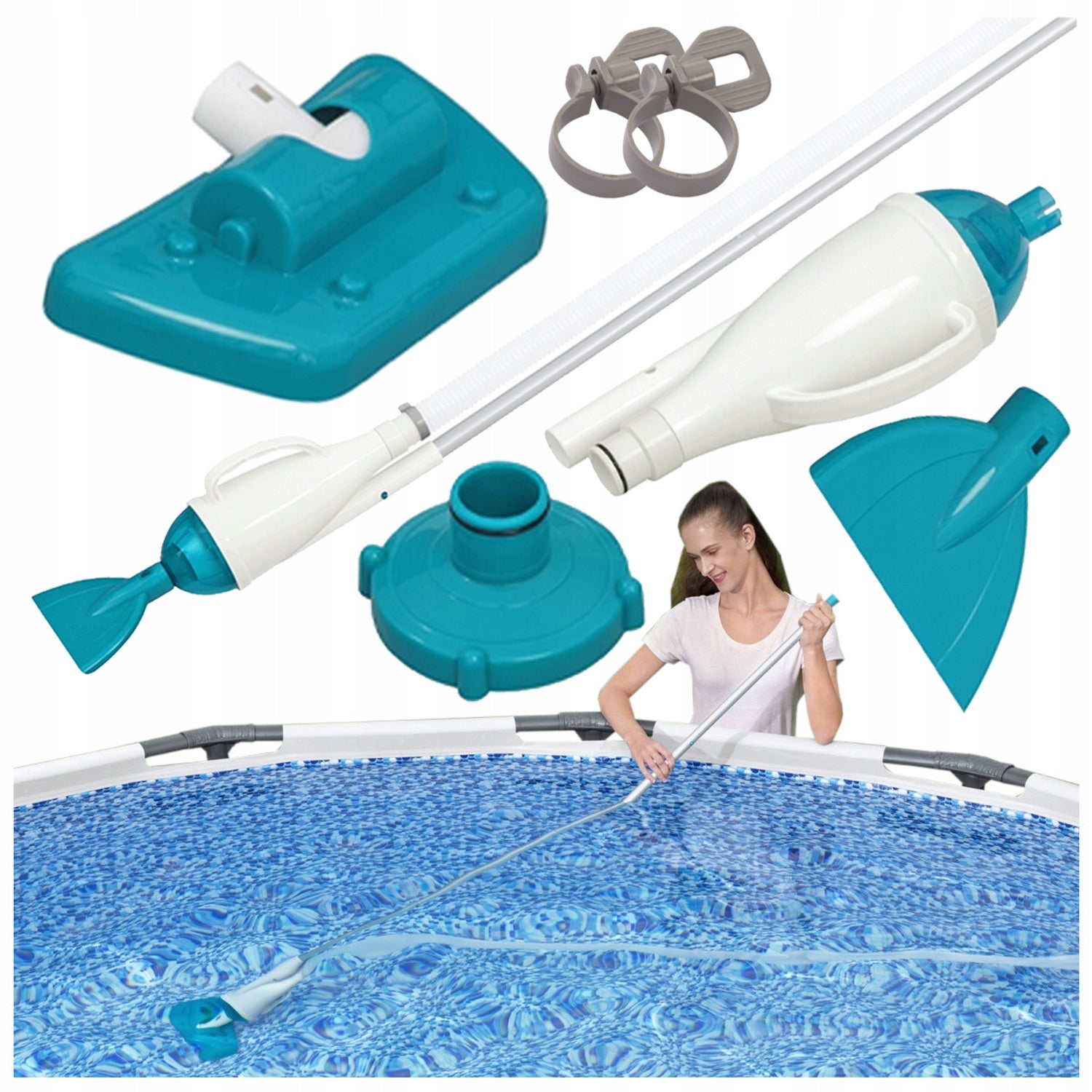 VACUUM CLEANER FOR CLEANING THE BOTTOM OF THE POOL BESTWAY SET