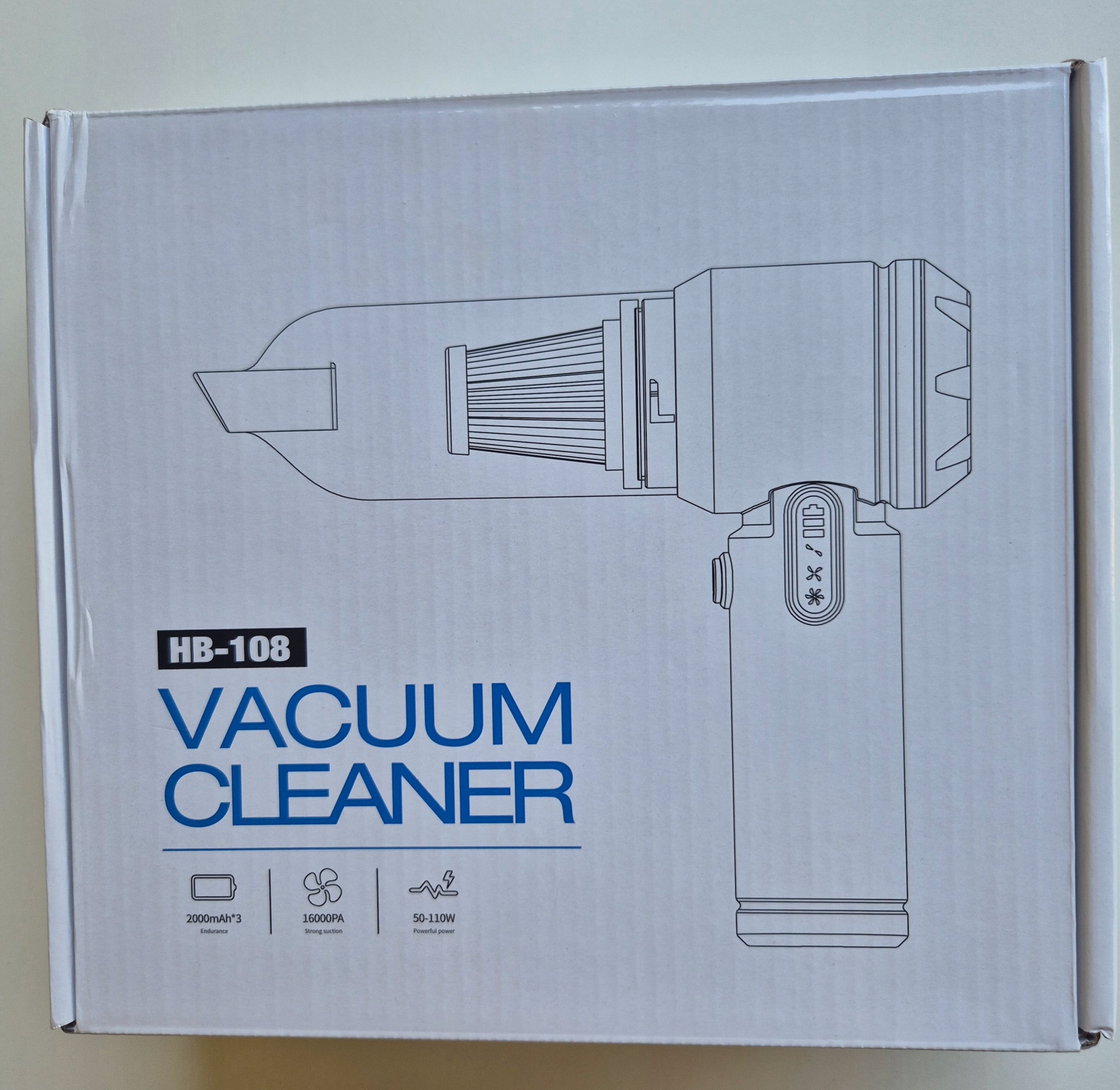 VACUUM CLEANER FOR THE CAR Manufacturer code x