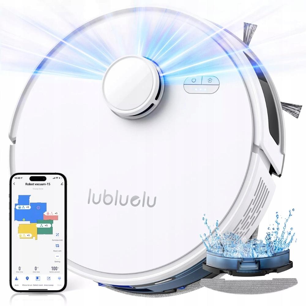VACUUM CLEANER LUBLUELU L15 ROBOT VACUUM CLEANER AND MOPPING 3IN1 5000 PA