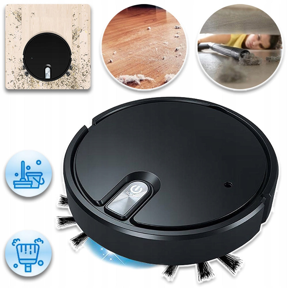 VACUUM CLEANER ROBOT CLEANING CORDLESS 3IN1 MOP QUIET