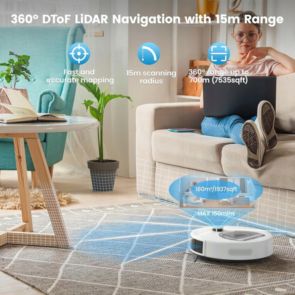 VACUUM CLEANER ROBOT MOPPING OKP L6 white Brand OKP