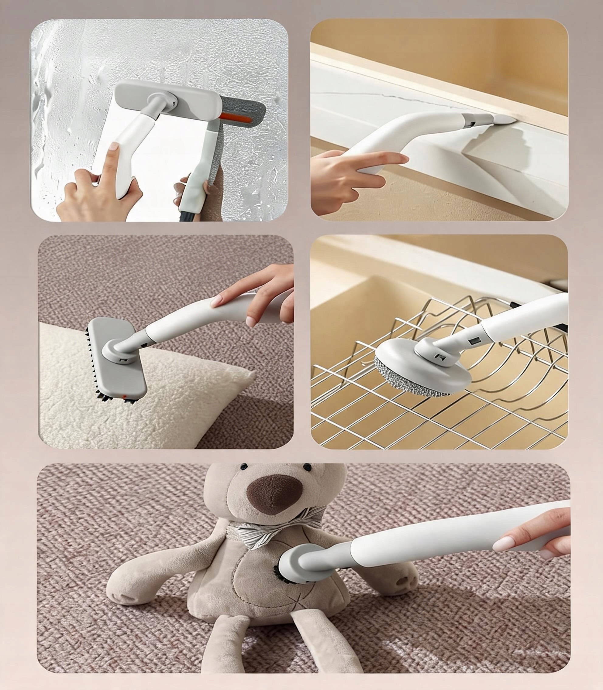 VACUUM CLEANER WASHING STEAM CLEANER 1200W FOR CARPETS UPHOLSTERY CLEANER HEATING Type steam washer