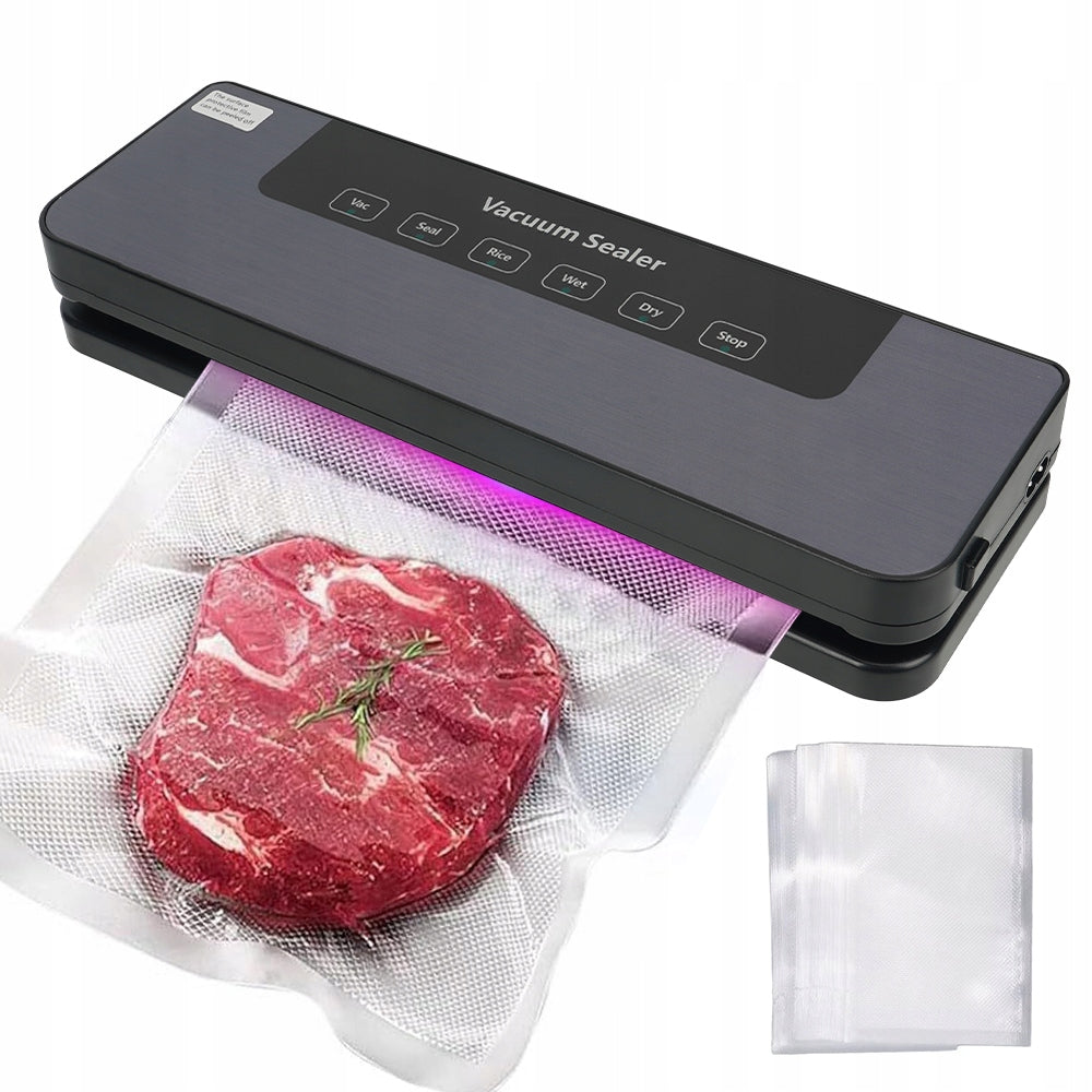 VACUUM FOOD FOIL WELDING MACHINE + 30PCS BAGS