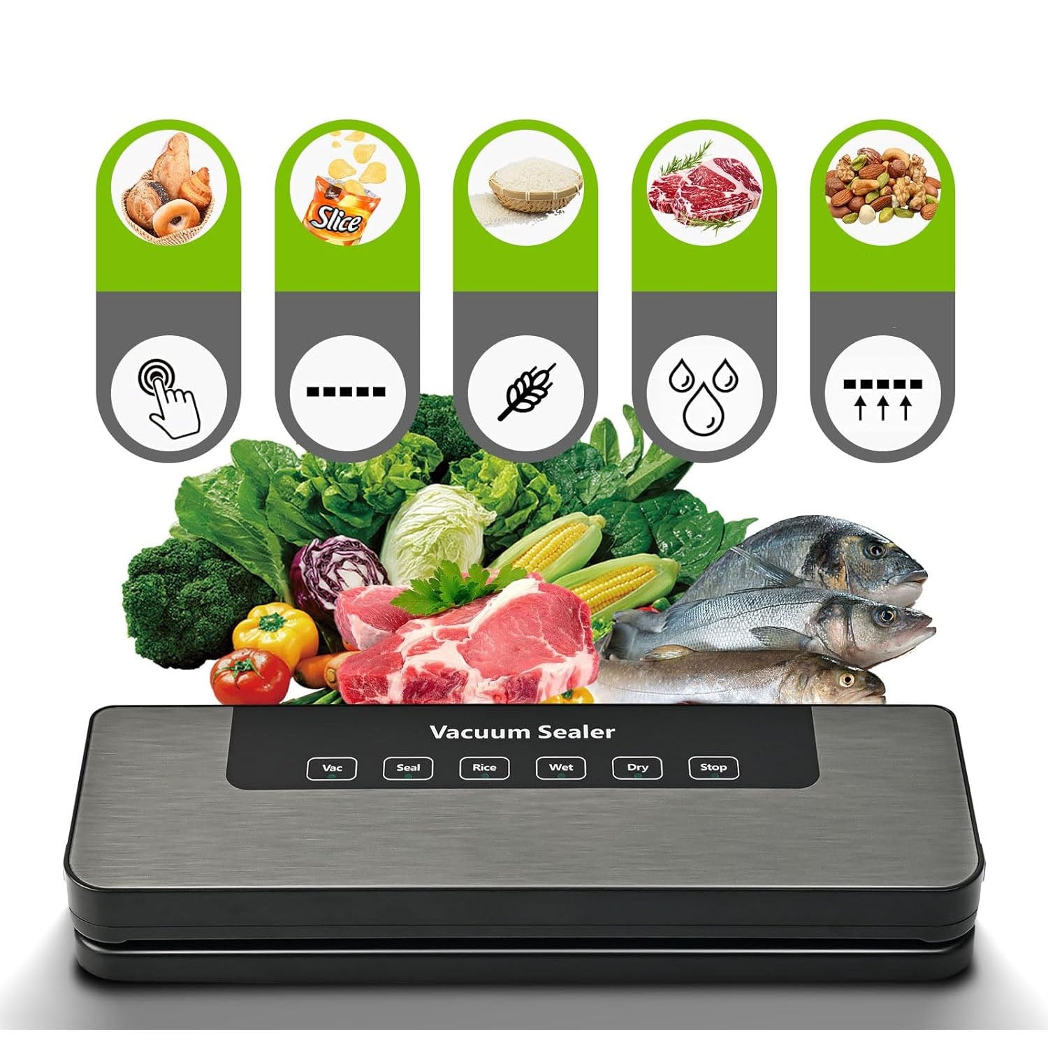 VACUUM PACKING MACHINE FOR PICKLING AND SOUS VIDE 30CM SPLIT DESIGN Brand no brand