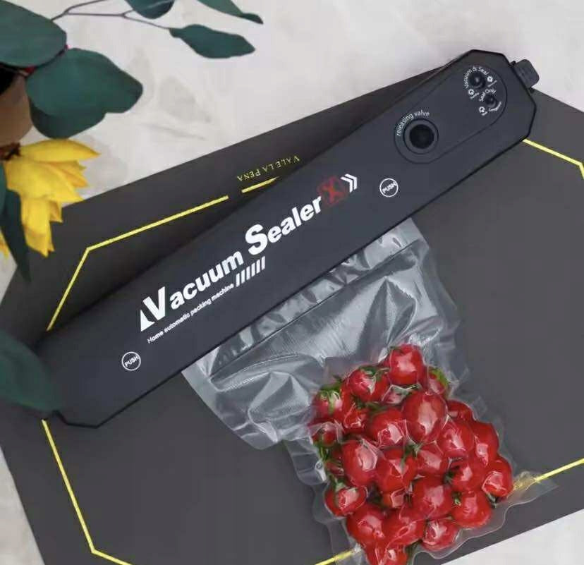 VACUUM SEALER FOR FOOD FRUIT PACKER VEGETABLE MEAT+BAGS Manufacturer code pakowarka próżniowa mocna wydajna